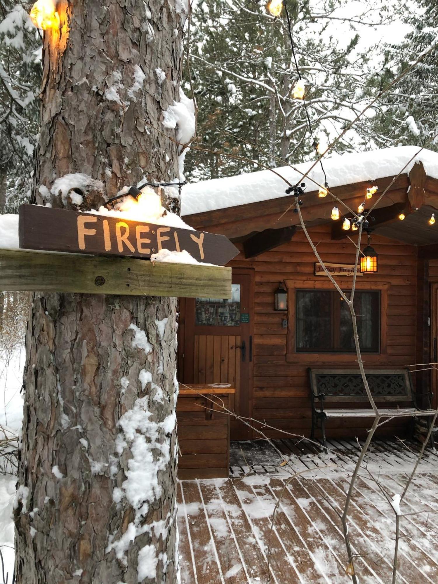 Fancy Fireflies Cabin Hayward Exterior foto